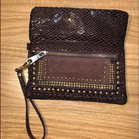 Cache Leather/Suede Clutch - Picture 3 of 6